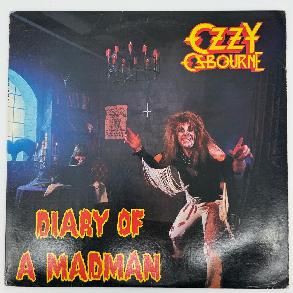 Ozzy Osbourne Diary of a Madman Promotional Vinyl Record Album. 1981 Pressing